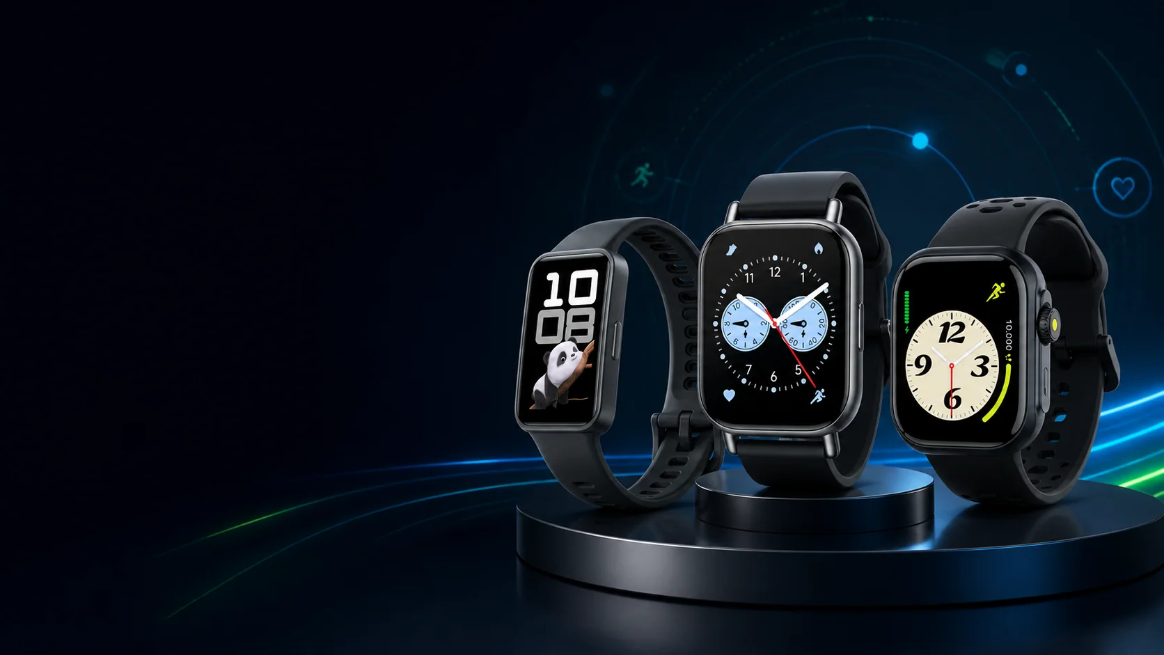Seleção visual de Ofertas de smartwatches no Mercado Livre